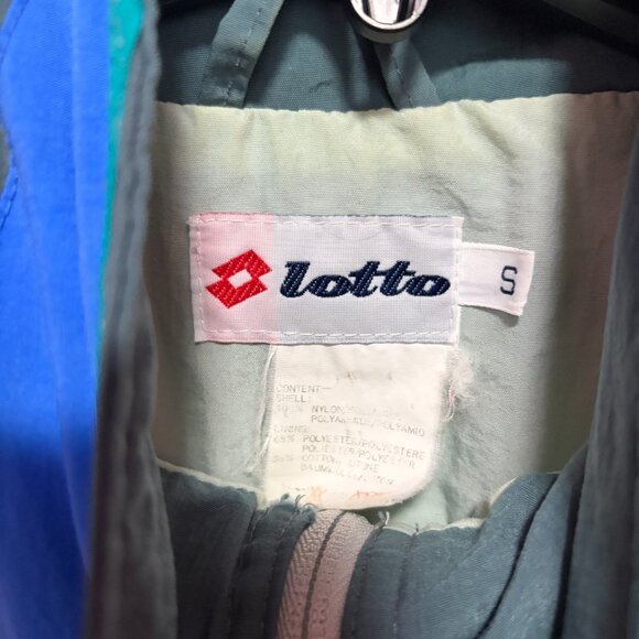 Vintage Lotto Track Suit Womens Small Green Retro Jacket Pants Warm-Up Soccer - Picture 11 of 16